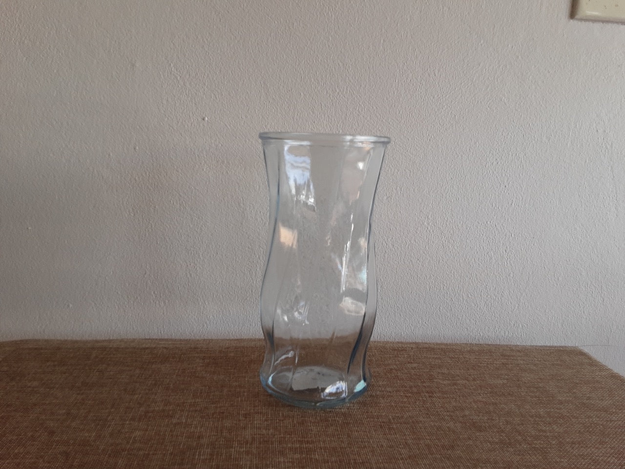 Twisted Glass Vase