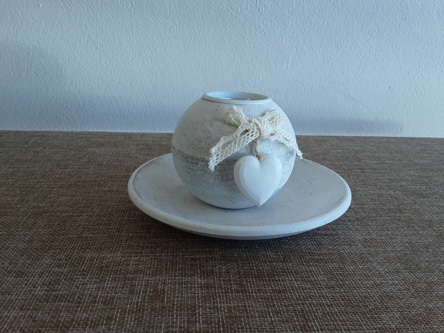 Round Candle Heart Tealight