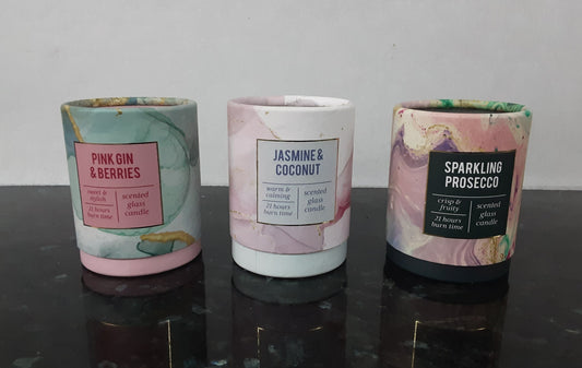 Scented Glass Candle