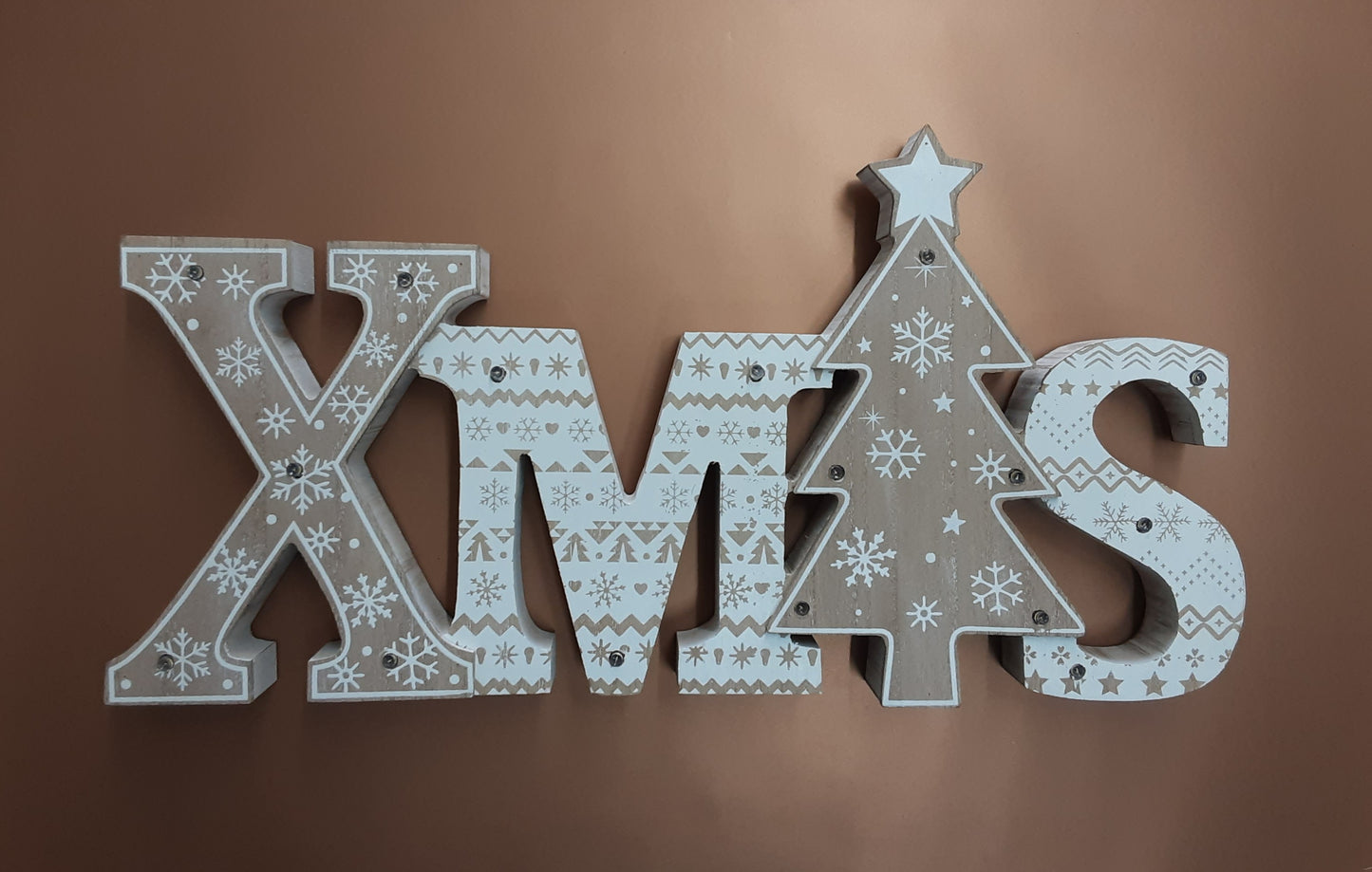 Christmas Light up Plaque