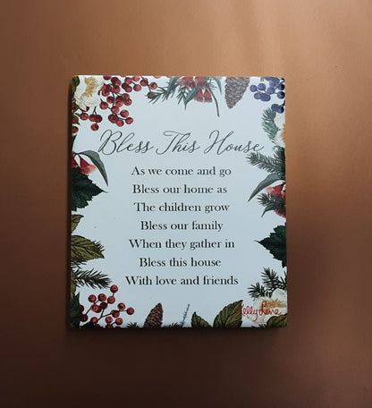 Kelly Lane Ceramic Sentiment Plaque